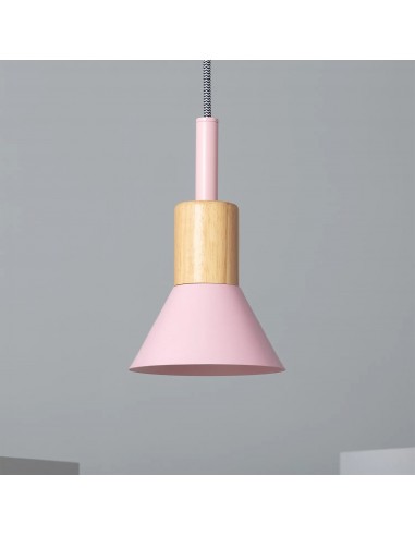 Suspension scandinave rose - Sauda de pas cher