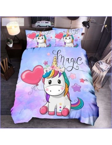 Housse de Couette Licorne en fête Comparez plus de prix