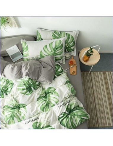 Housse de Couette Fleurie Plante tropicale livraison et retour toujours gratuits