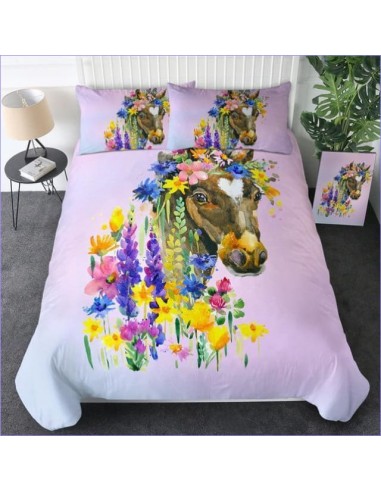 Housse de Couette Cheval en fleur 2023