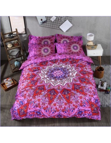 Housse de Couette Bohème Mandala Indien rose Par le système avancé 