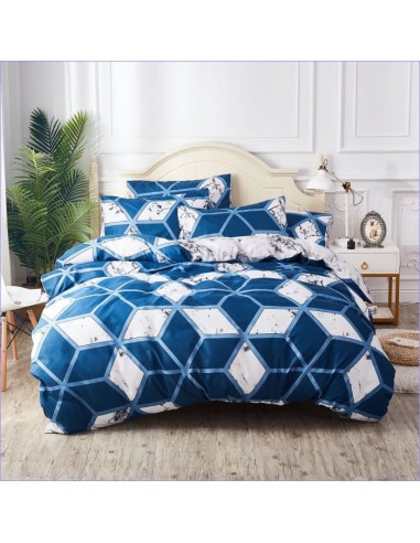 Housse de Couette Losanges bleus l'achat 