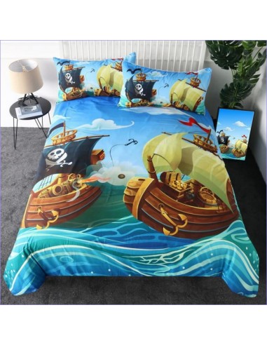 Housse de Couette Enfant Bateau Pirate en ligne