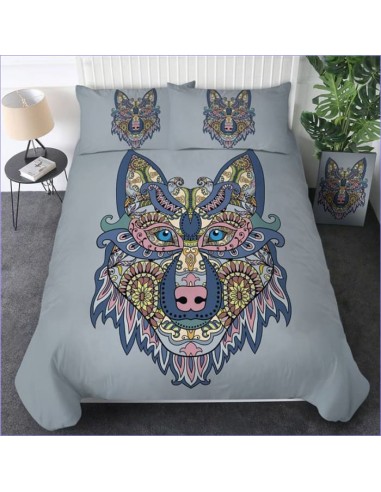 Housse de Couette Loup Inca les ctes