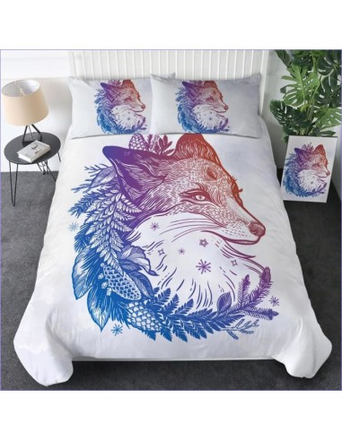 Housse de Couette Loup Bohème Blanc Comparez plus de prix