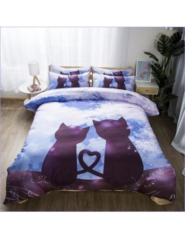 Housse de Couette avec motif Chat 50-70% off 