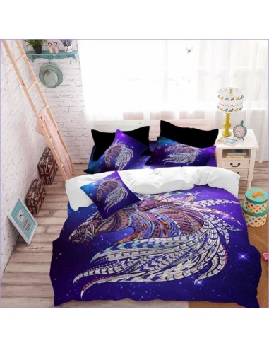 Housse de Couette Cheval Dessin Violet en ligne