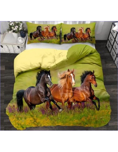 Housse de Couette Chevaux et Prairie la chaussure