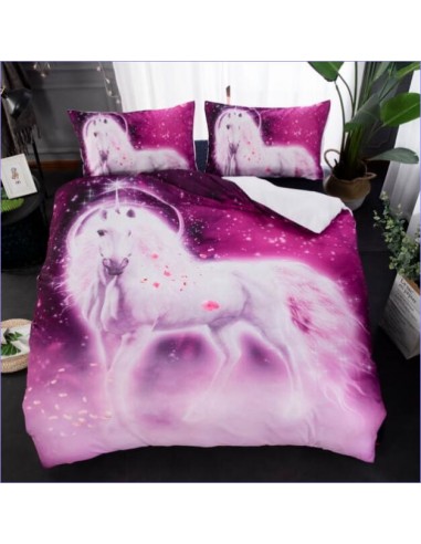 Housse de Couette Licorne Légendaire Rose store