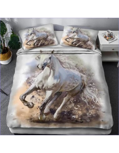 Housse de Couette Cheval Pur Sang Course de pas cher