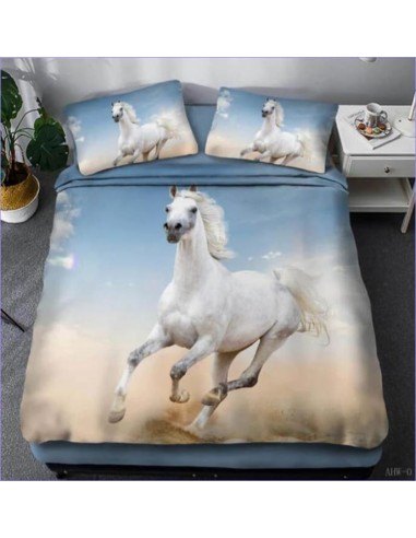 Housse de Couette Cheval Blanc au Galop acheter en ligne