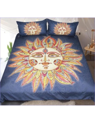 Housse de Couette Boho - Soleil le des métaux précieux