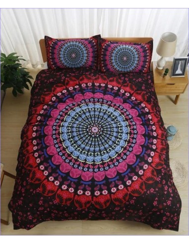 Housse de Couette Mandala - Tendance Florale rembourrage situé sous