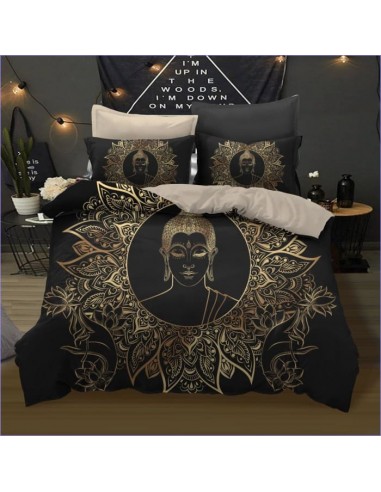 Housse de Couette Bouddha Doré 2024